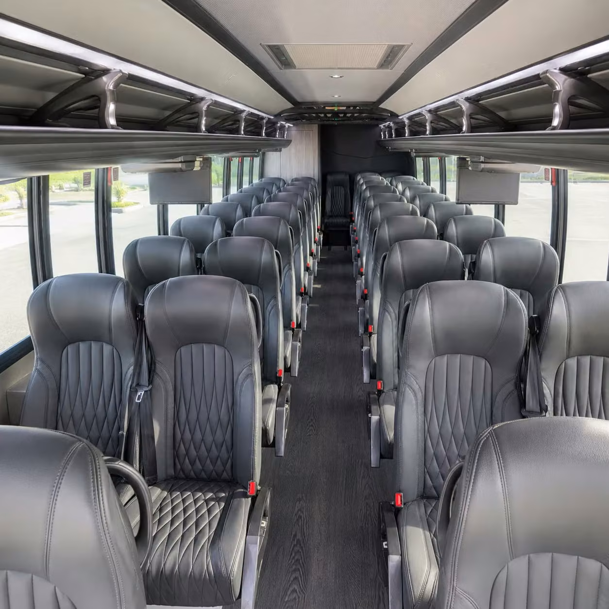 28 passenger minibus inside