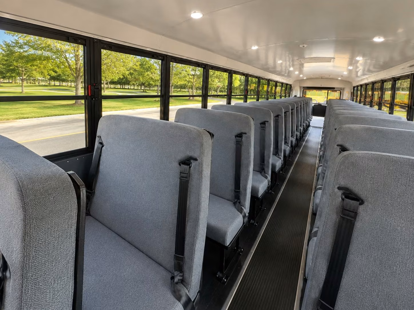 school bus interior